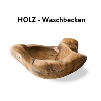 Holzwaschbecken